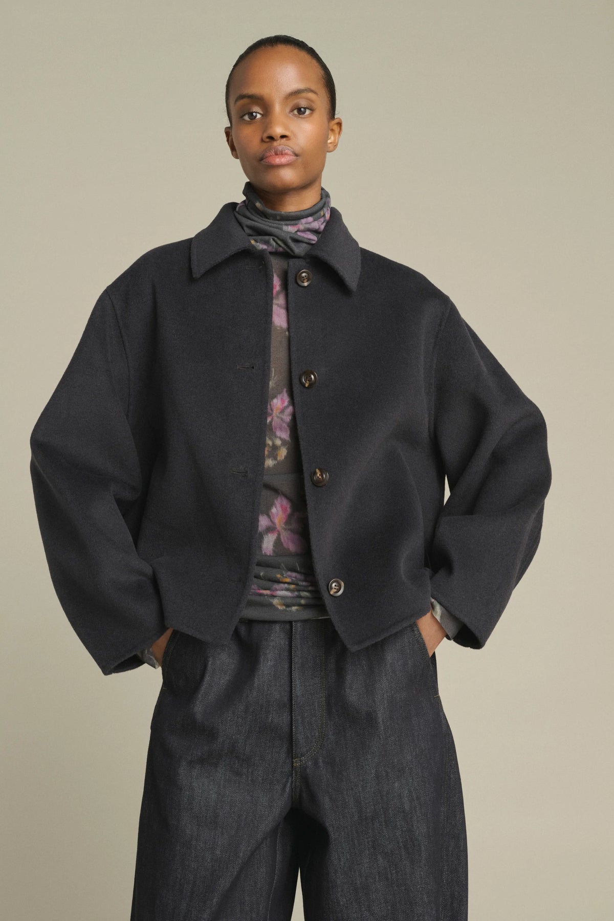 Gyoda Jacket in Charcoal