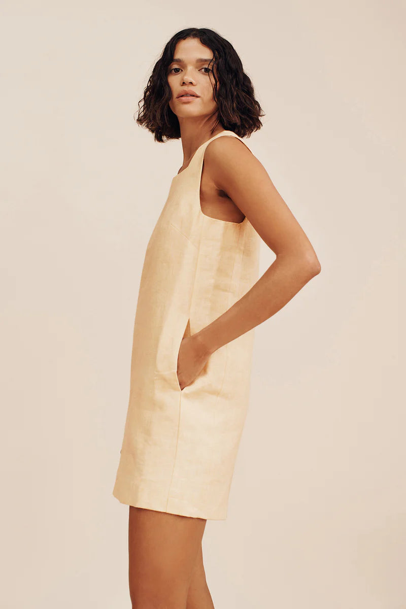 Rio mini dress dusty citron