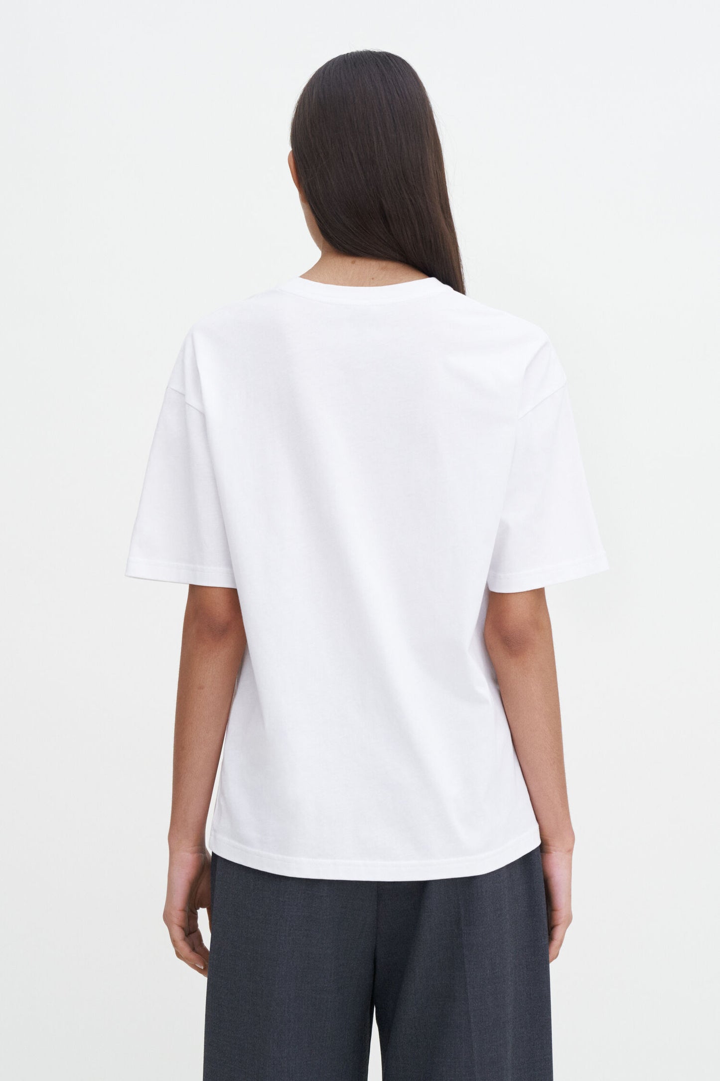 Loose fit tee white