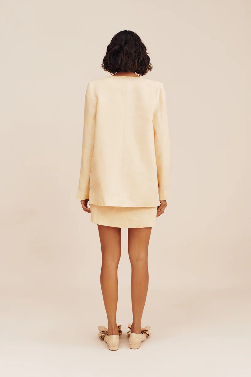 Rio shift jacket Dusty citron