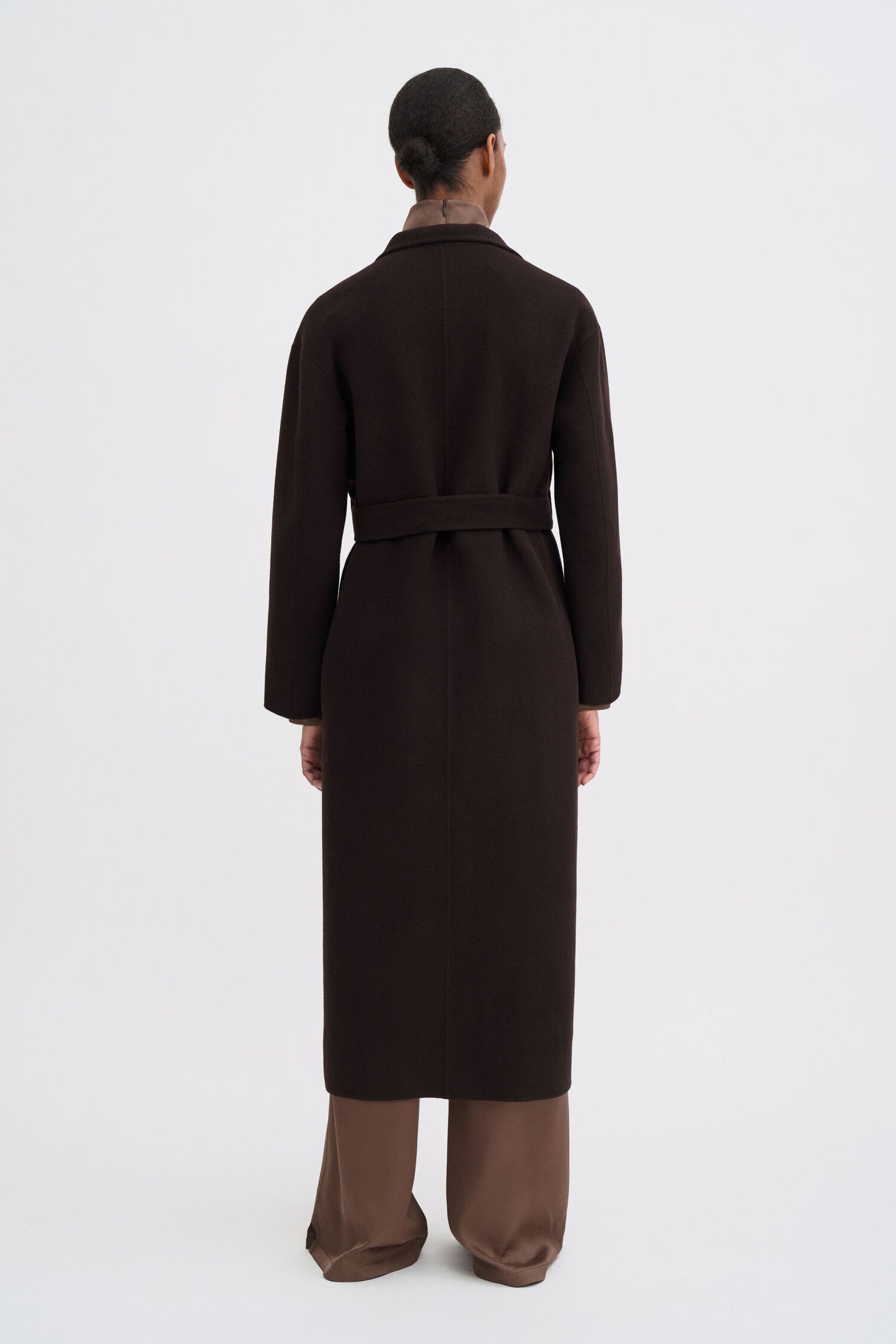 Alexa coat dark chocolate
