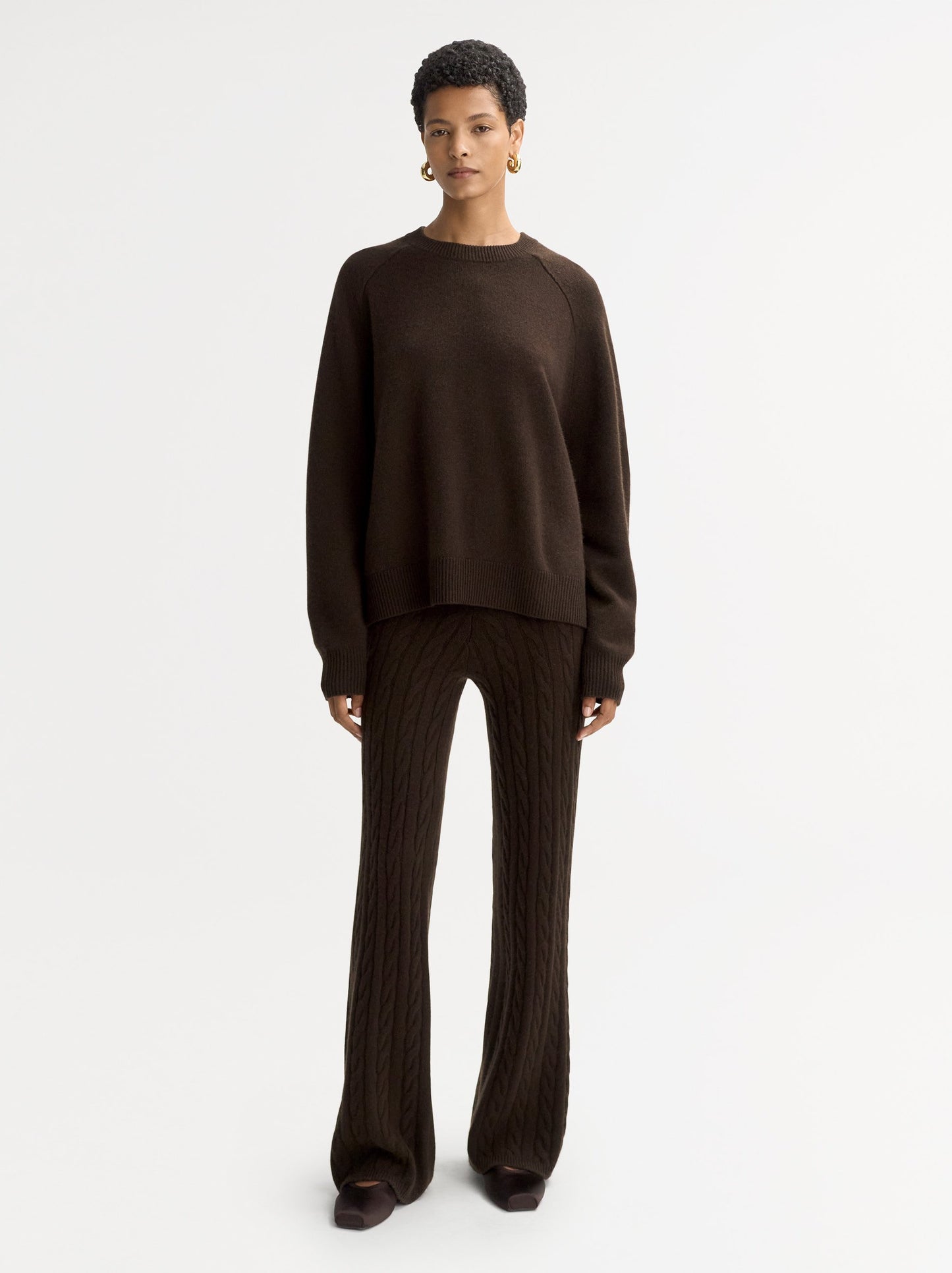 Boyfriend crewneck mocha