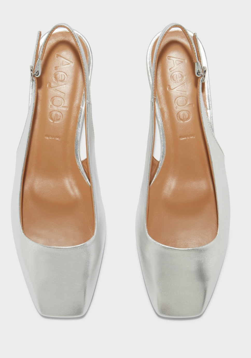Geraldine slingback silver
