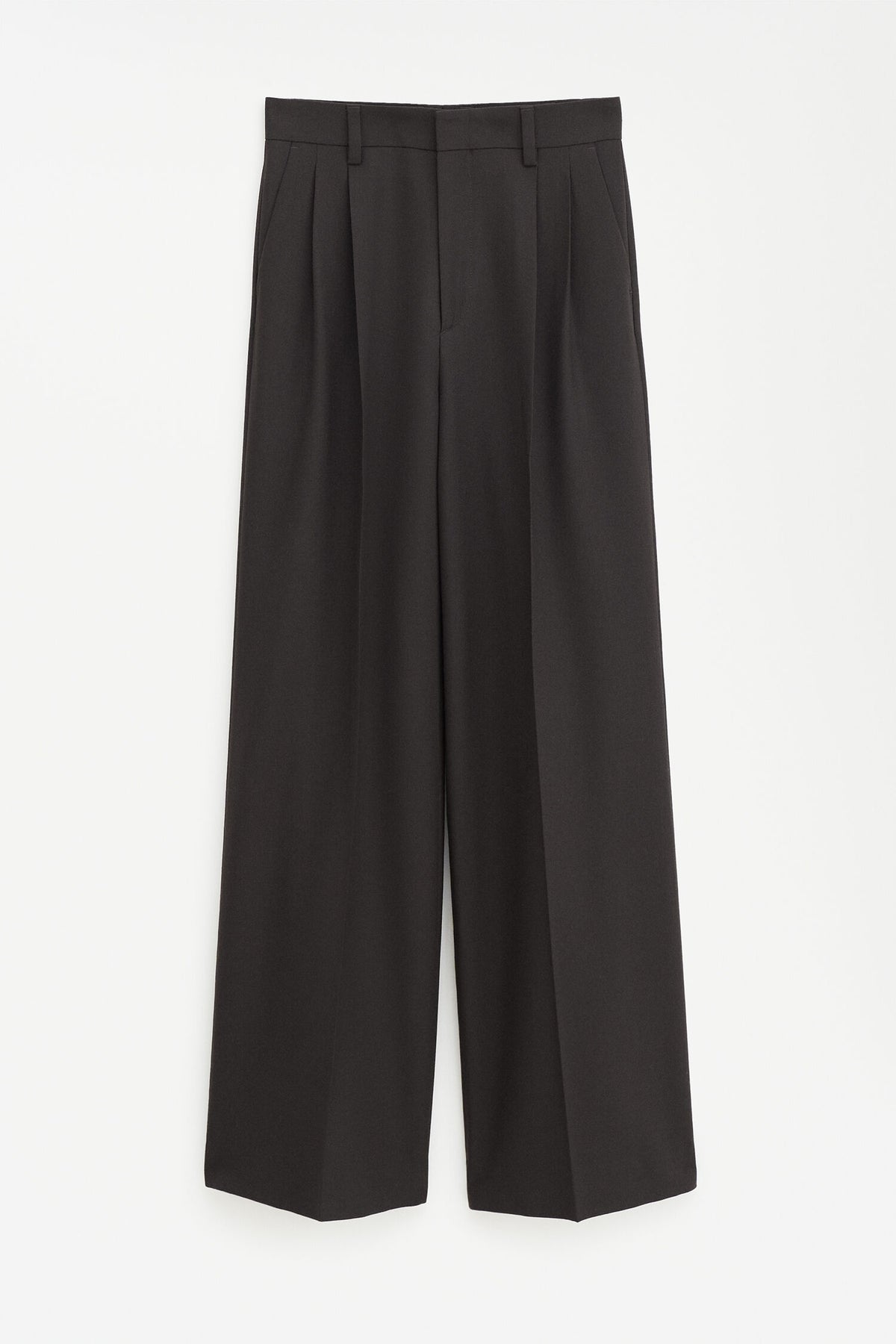 Darcey wool trouser - chocolate