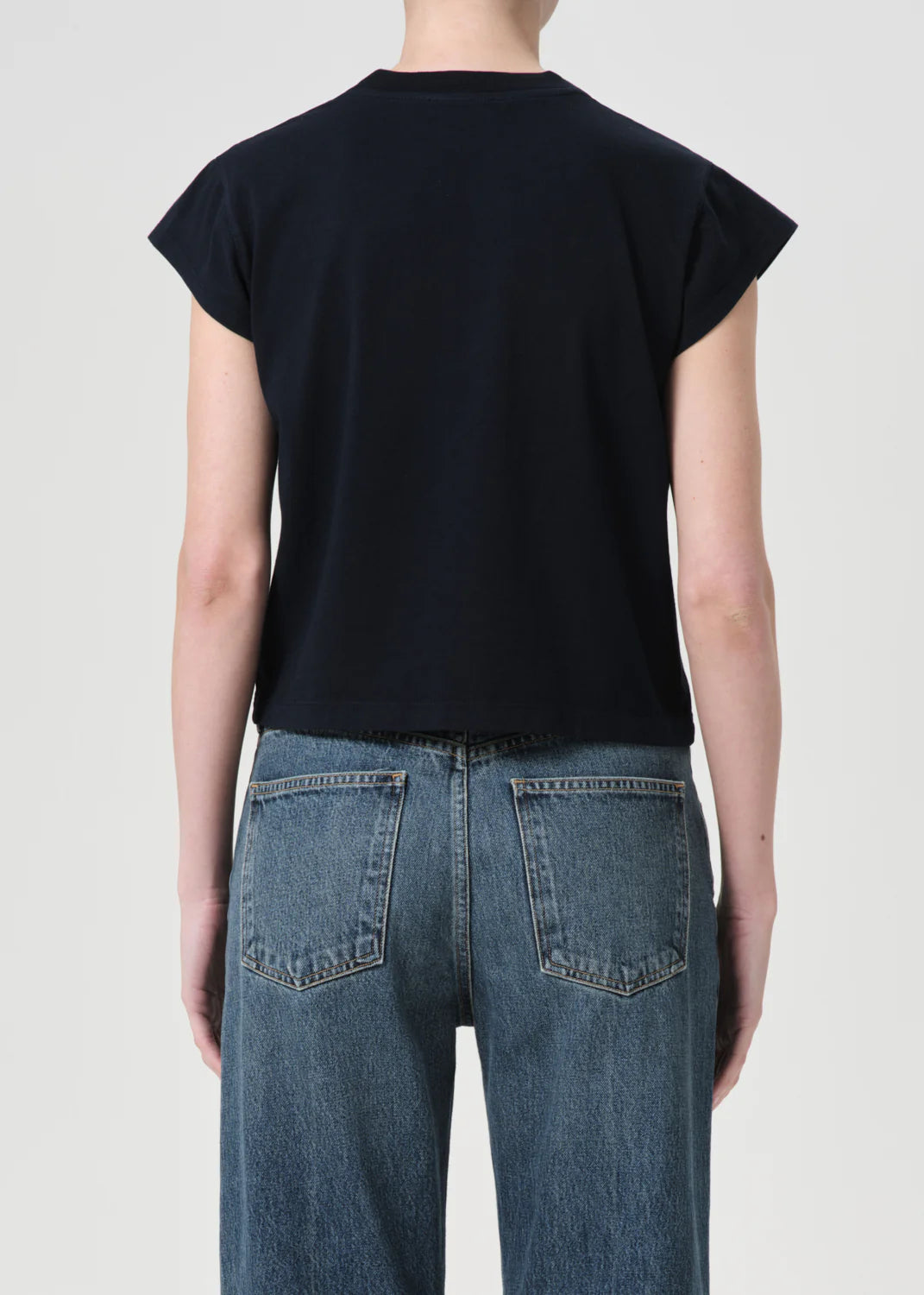 Bryce cap sleeve in dark navy - storm
