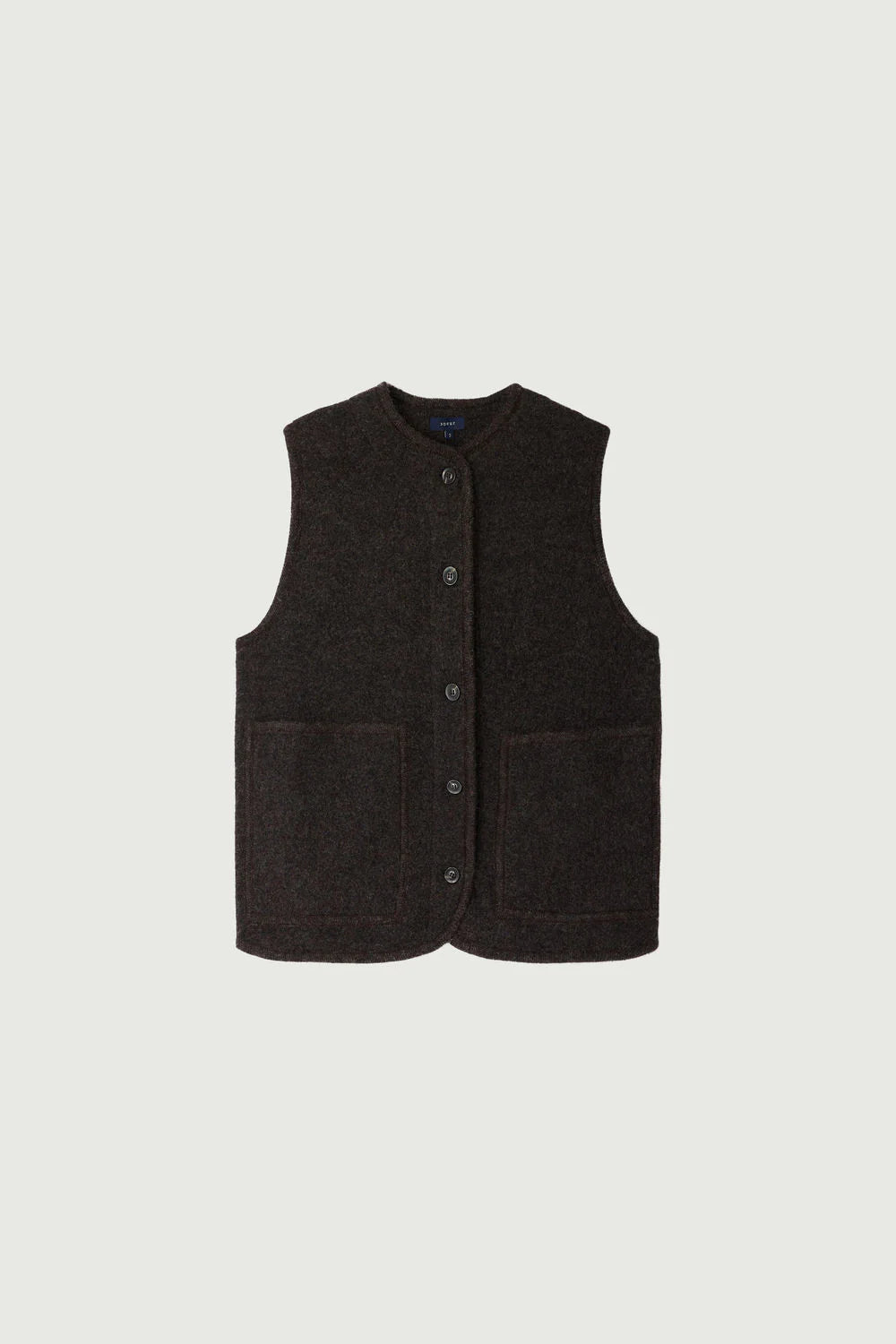 Chicago sleeveless mottled brown