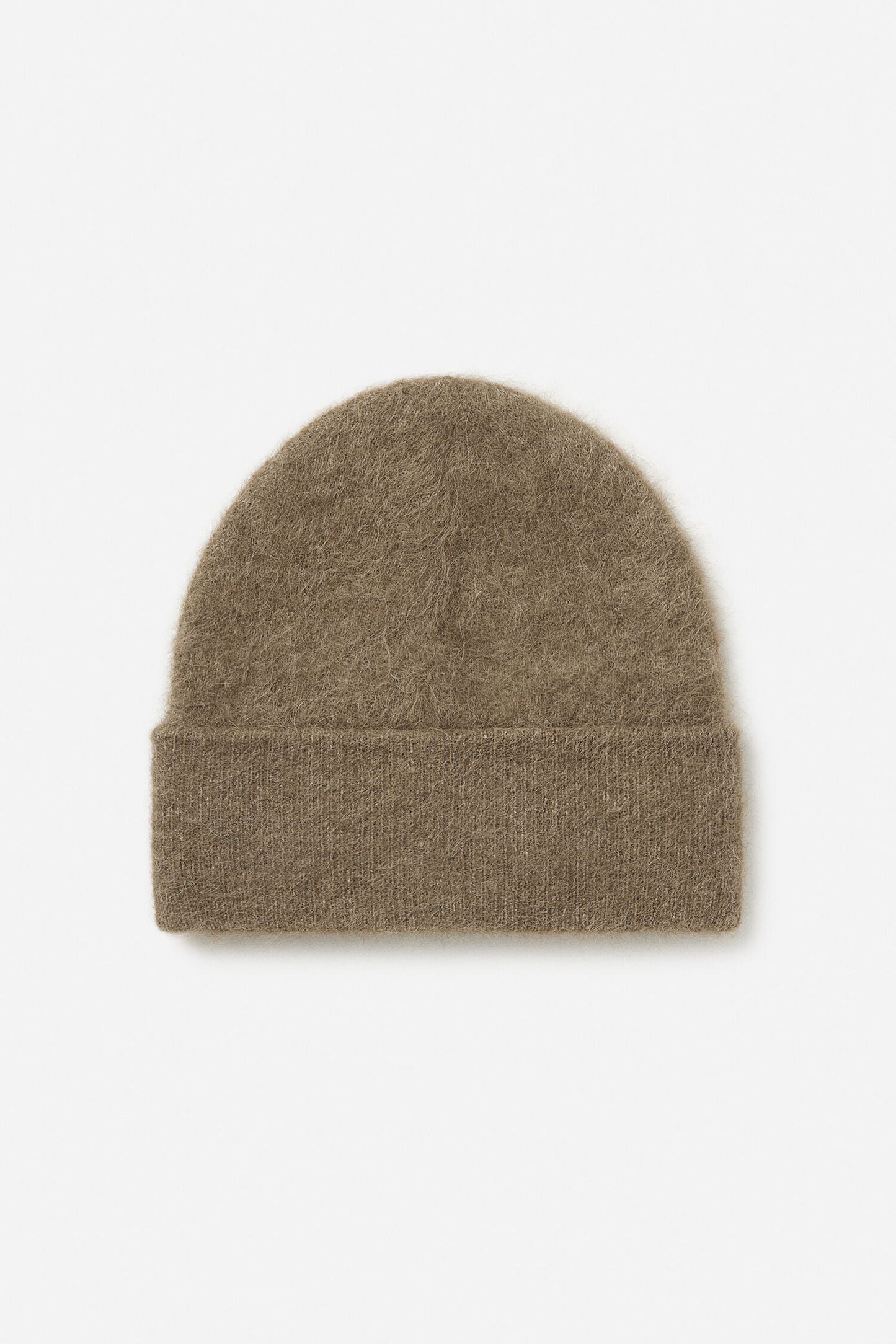 Alpaca hat olive green