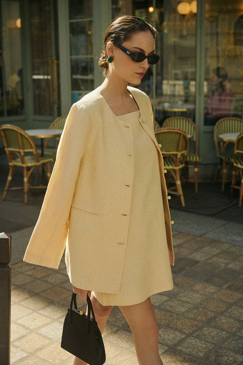 Rio shift jacket Dusty citron