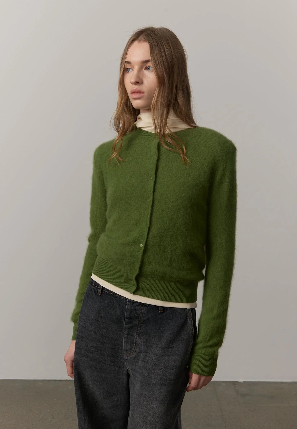 Roselle Cardigan in Green
