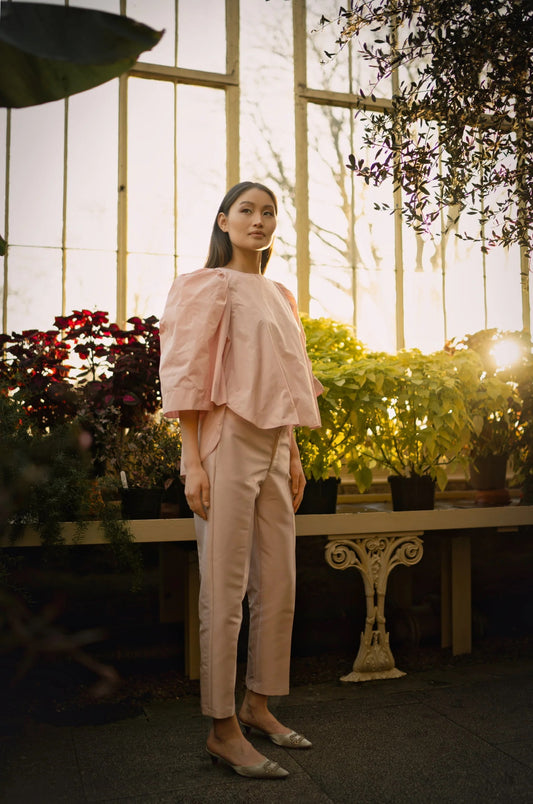 Twig ankle trouser shell pink