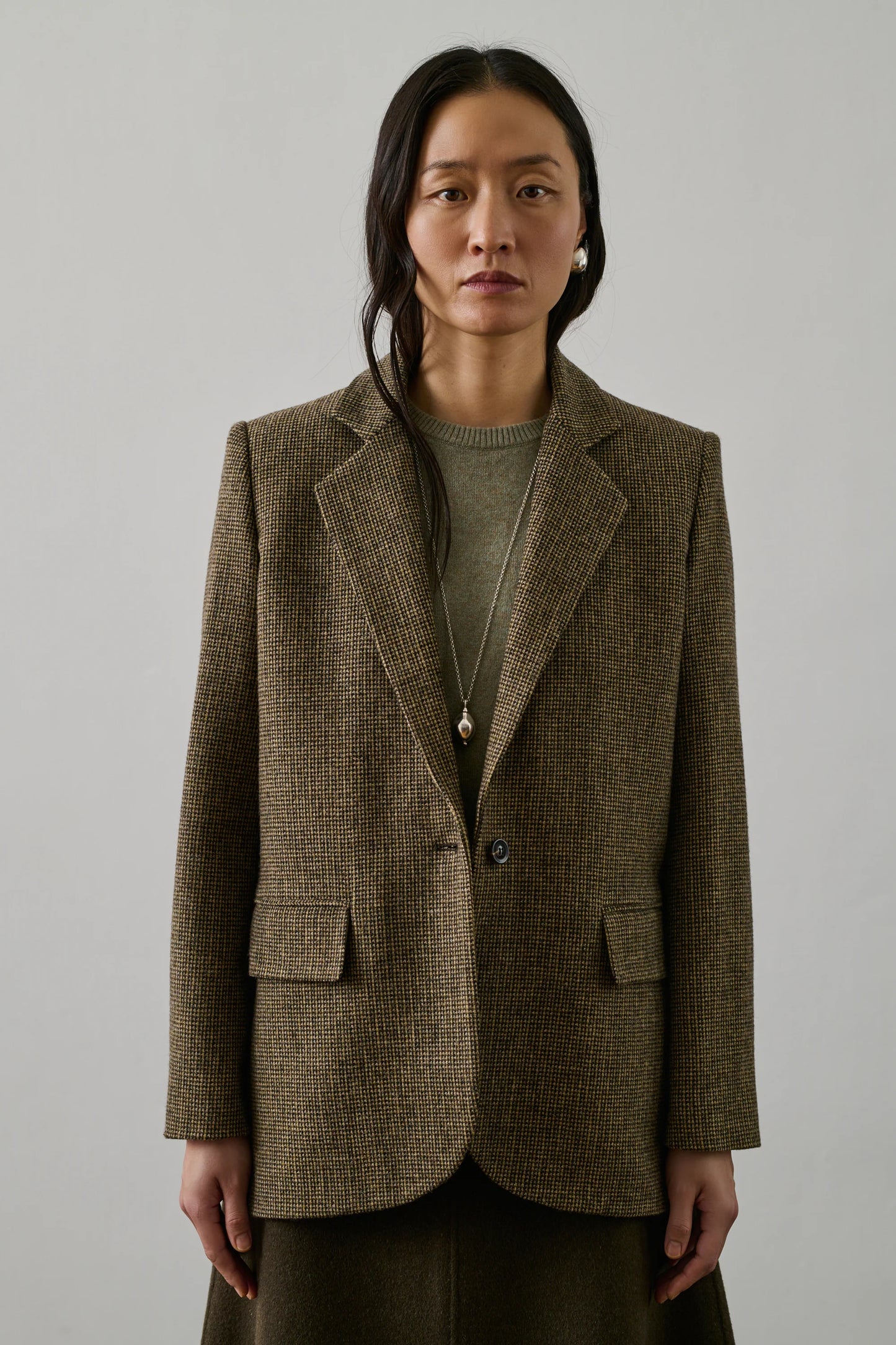 Serves jacket brown beige