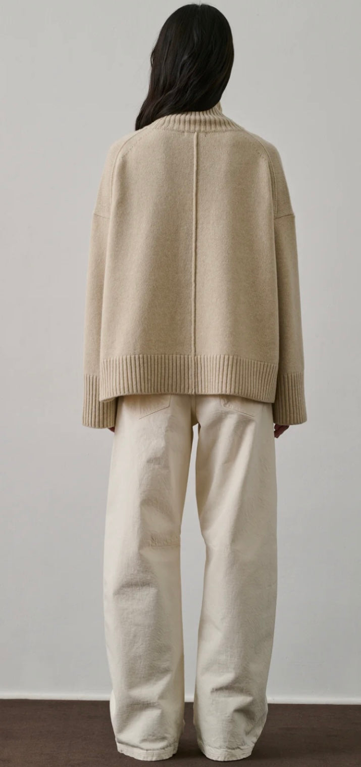 William turtleneck ecru