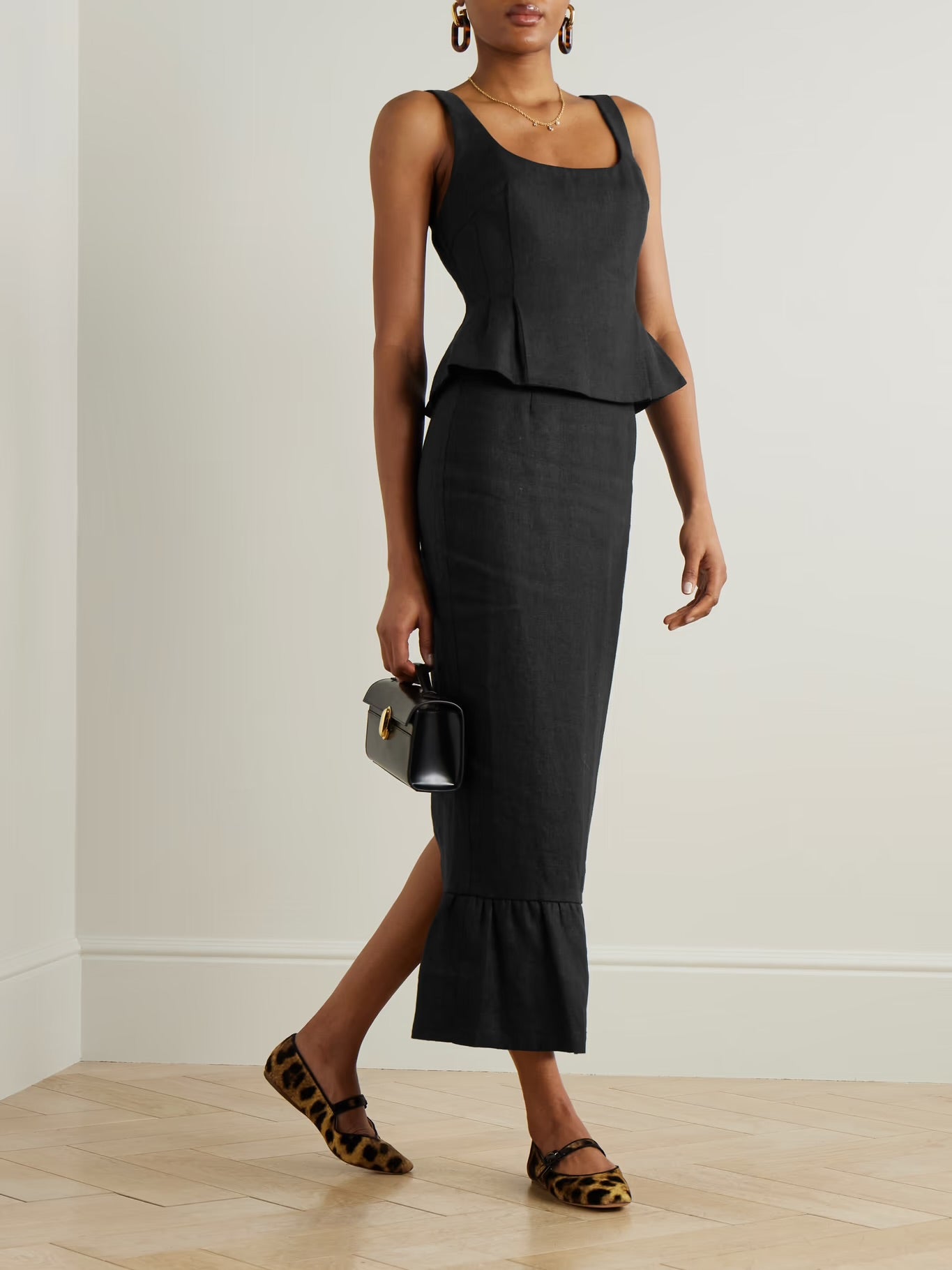 Matilda column skirt black