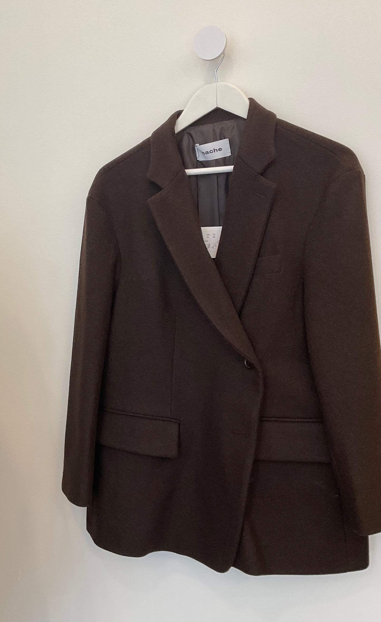 Over blazer brown
