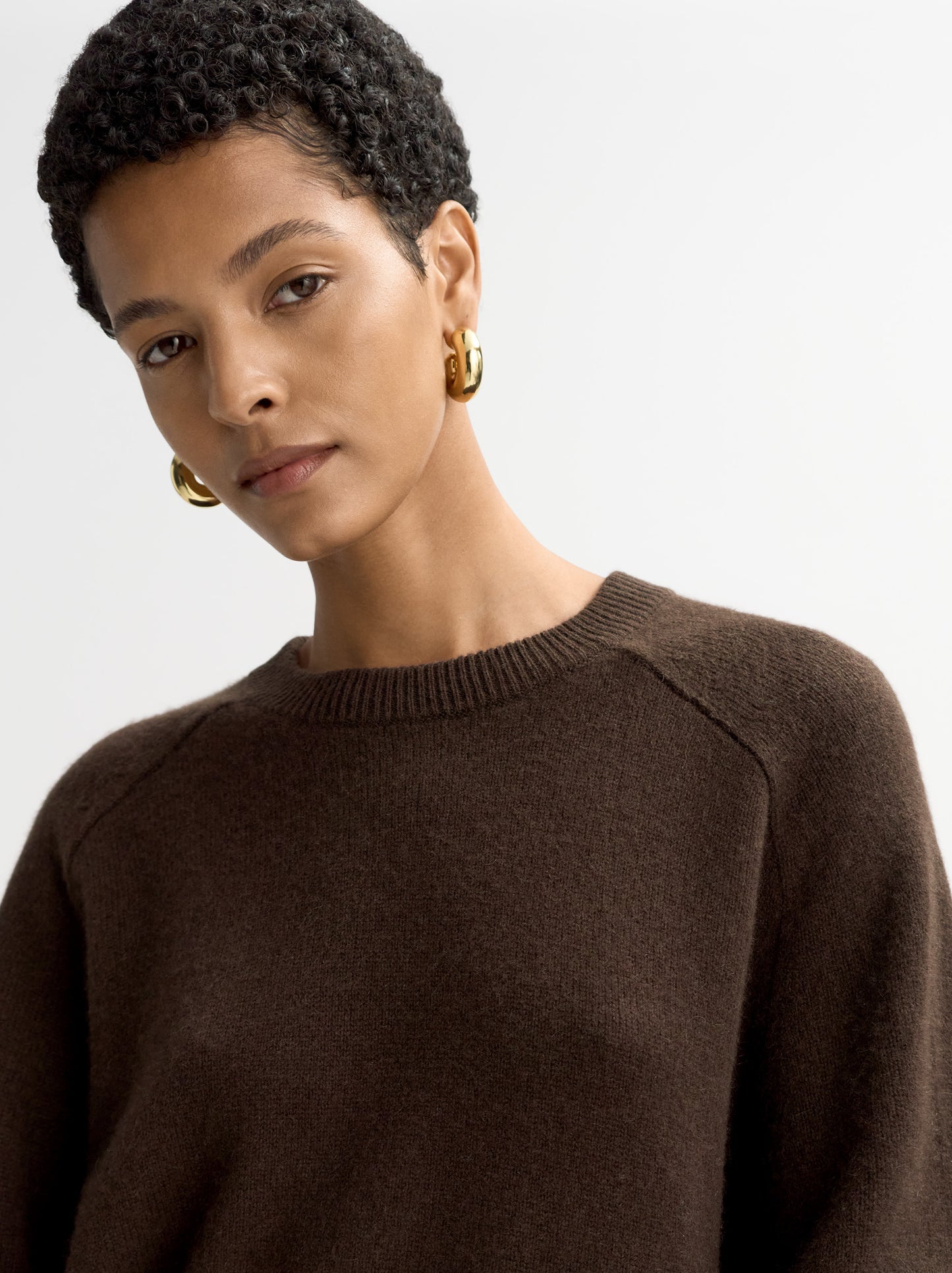 Boyfriend crewneck mocha