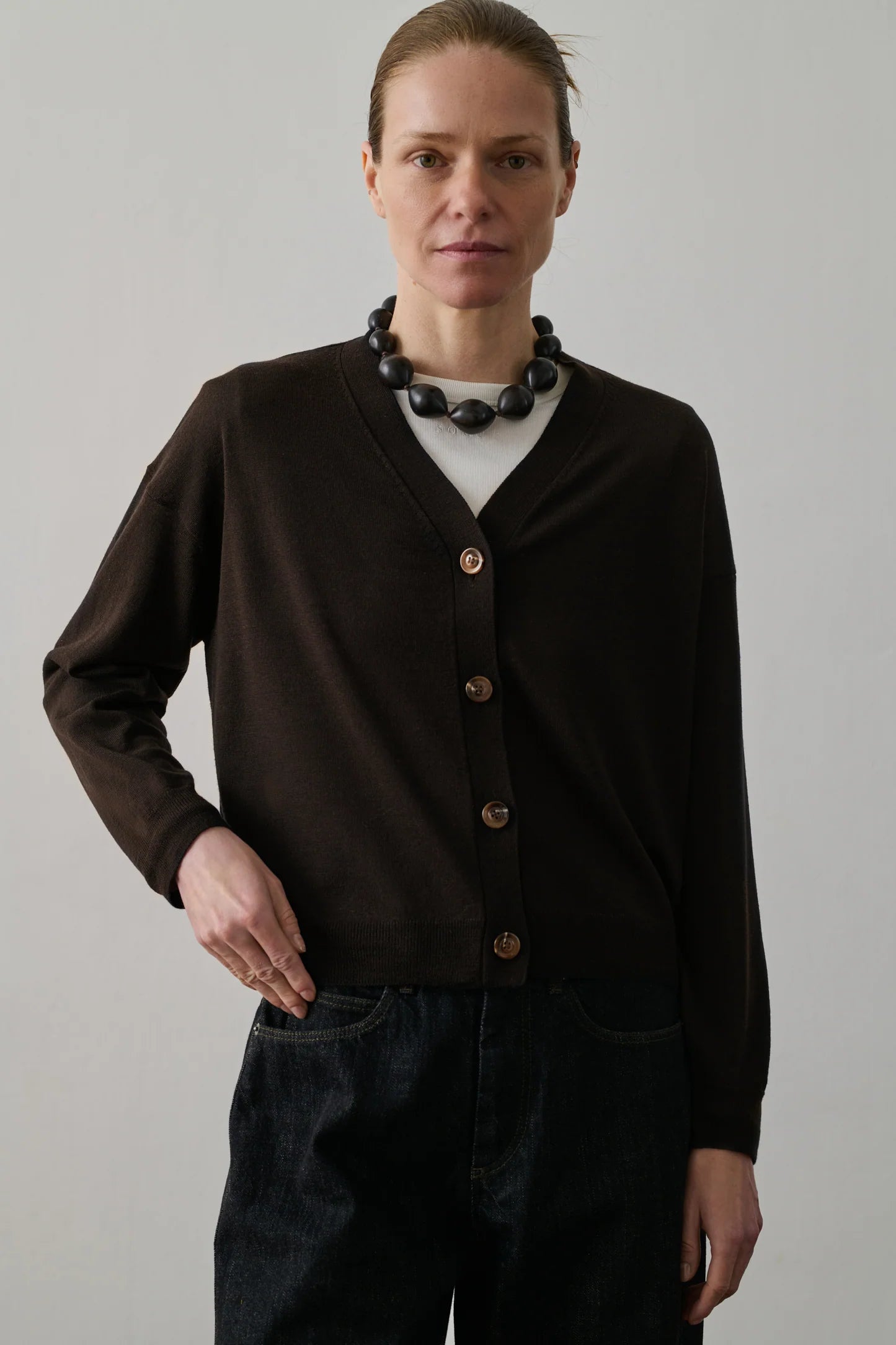 Idem cardigan chocolate