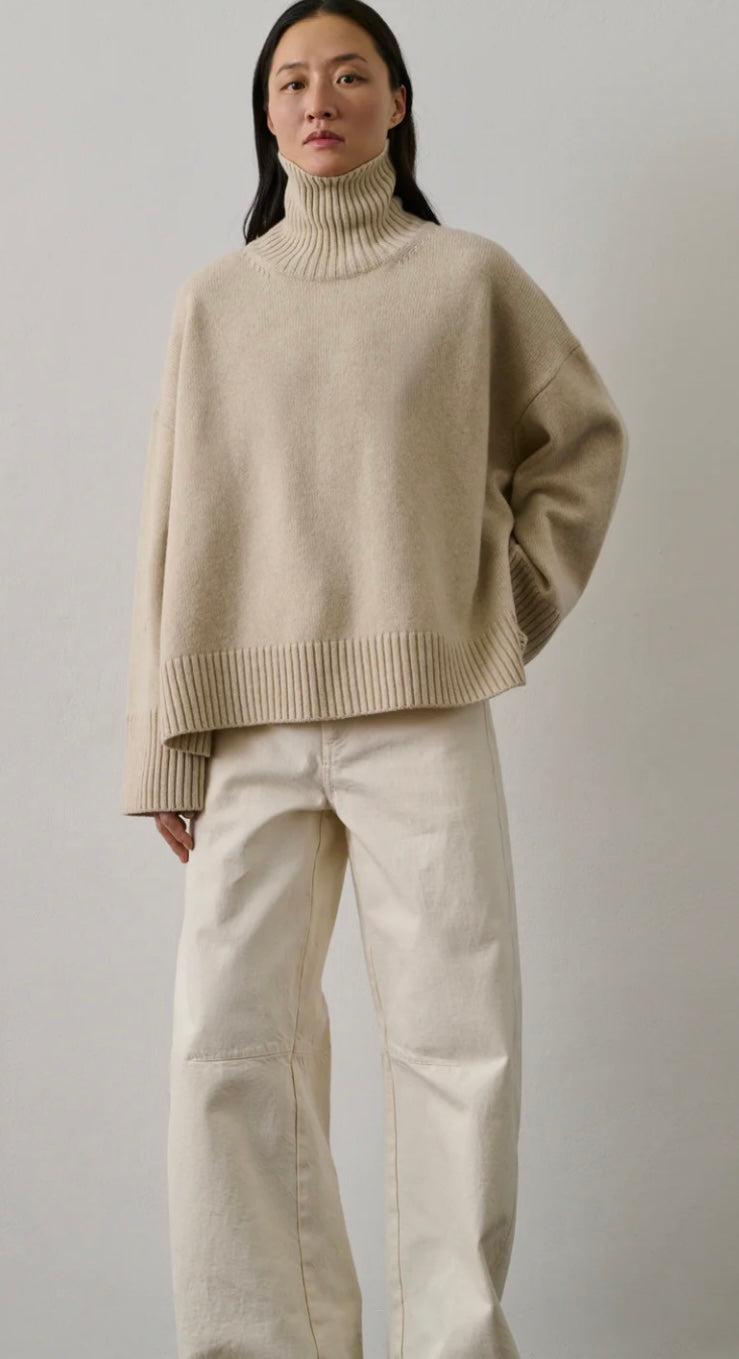 William turtleneck ecru