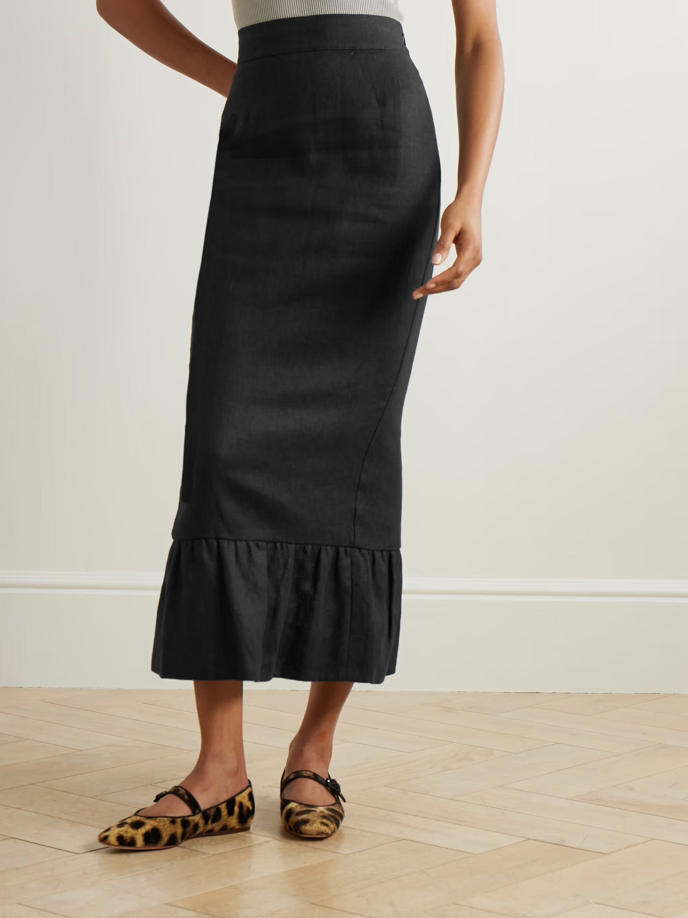 Matilda column skirt black