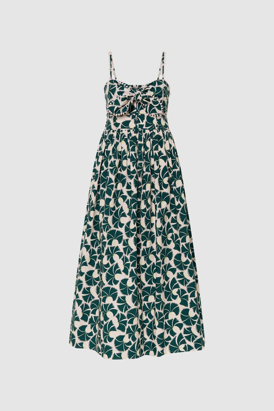 Fan flower print sundress