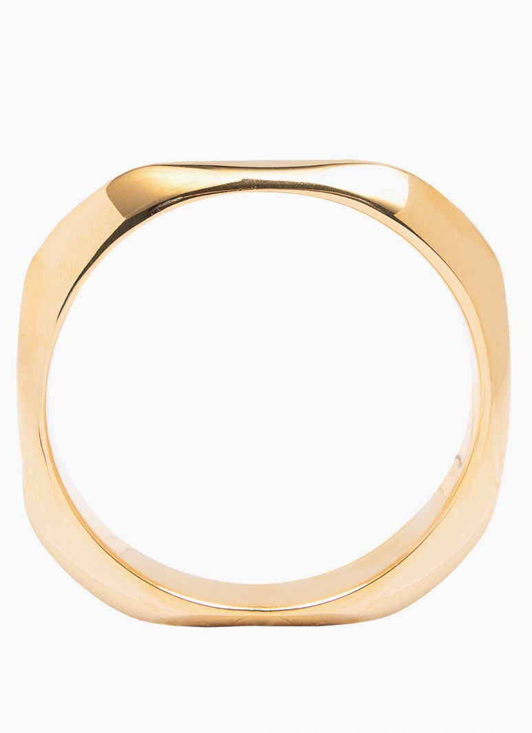 Gold retro bangle