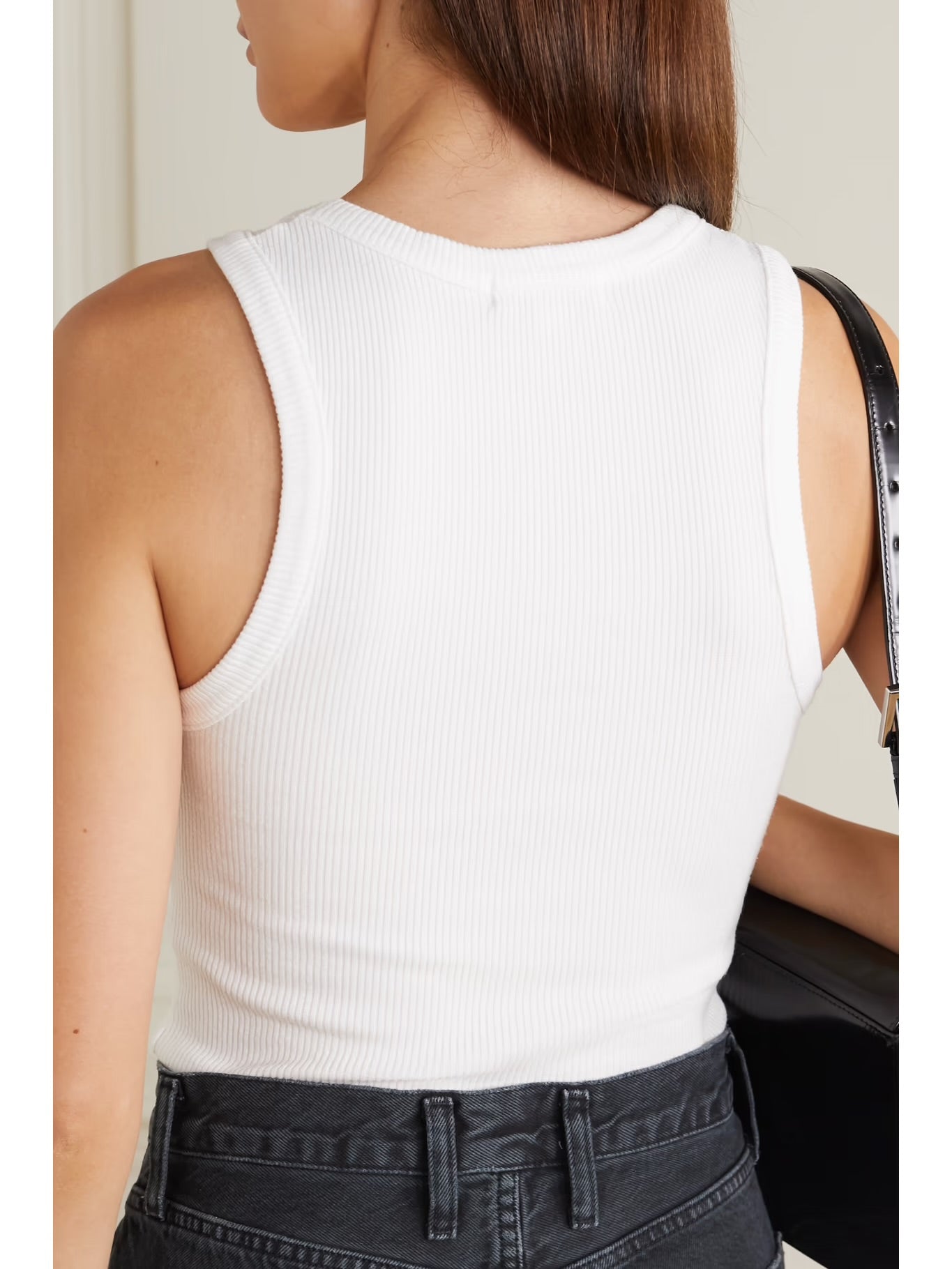 Poppy tank white