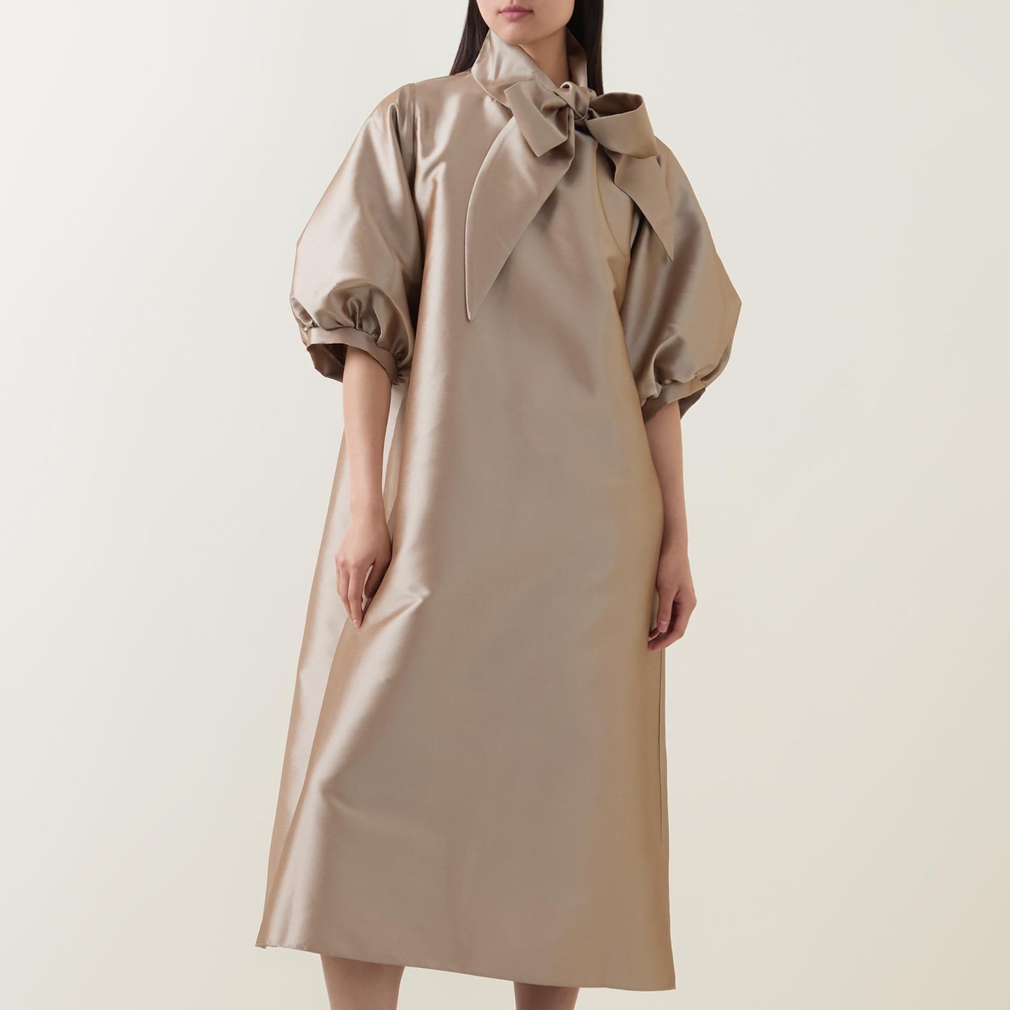 Chloe bow detail dress