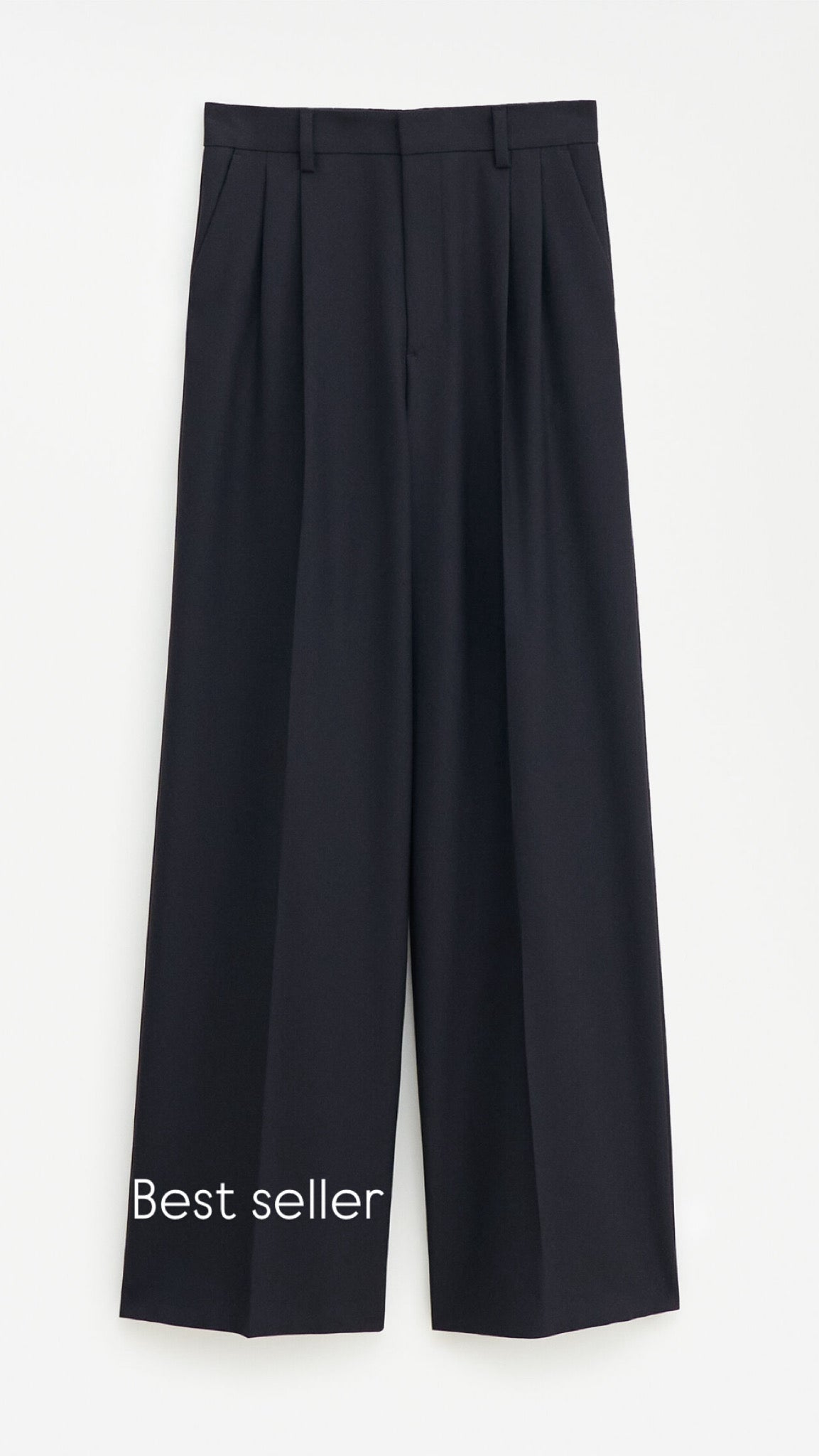 Darcy wool trouser black