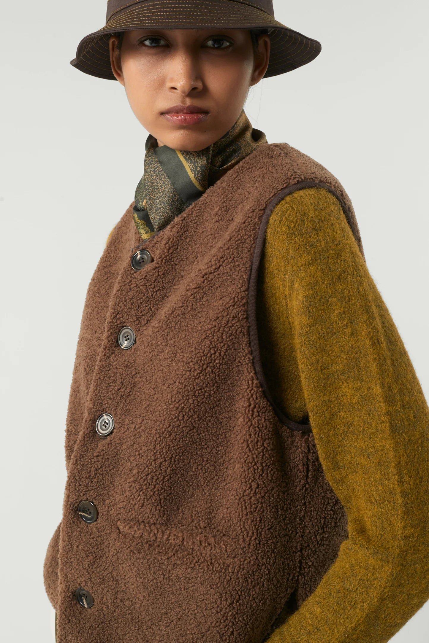 Fusil jacket brown