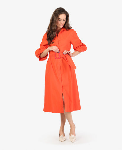 Capri dress orange