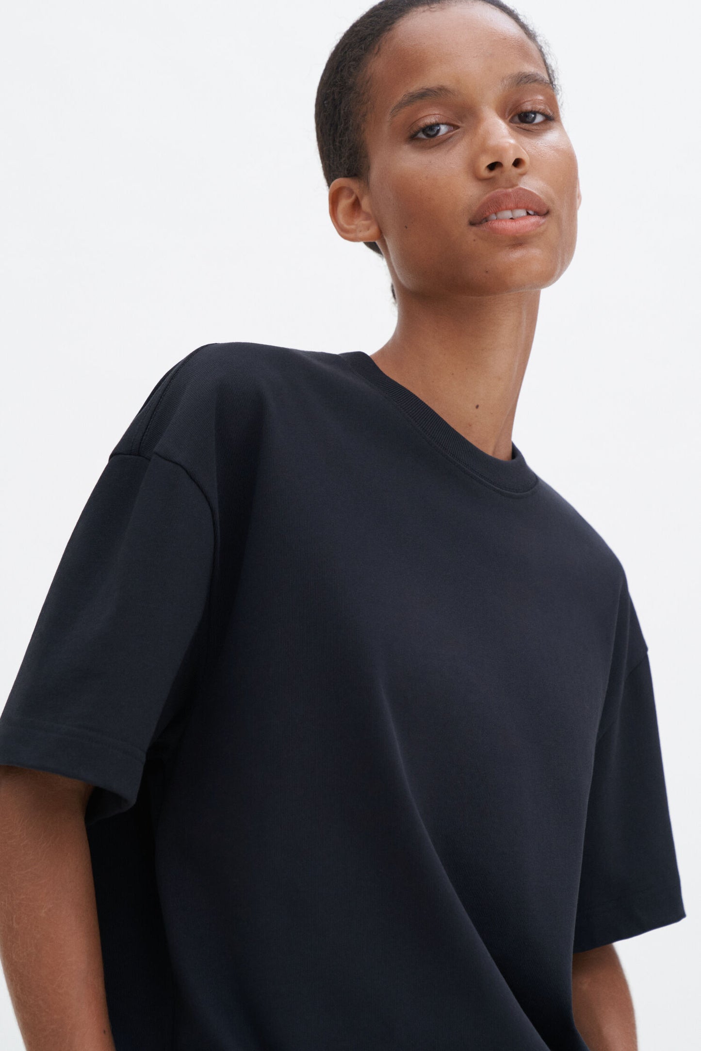 Oversized tee black