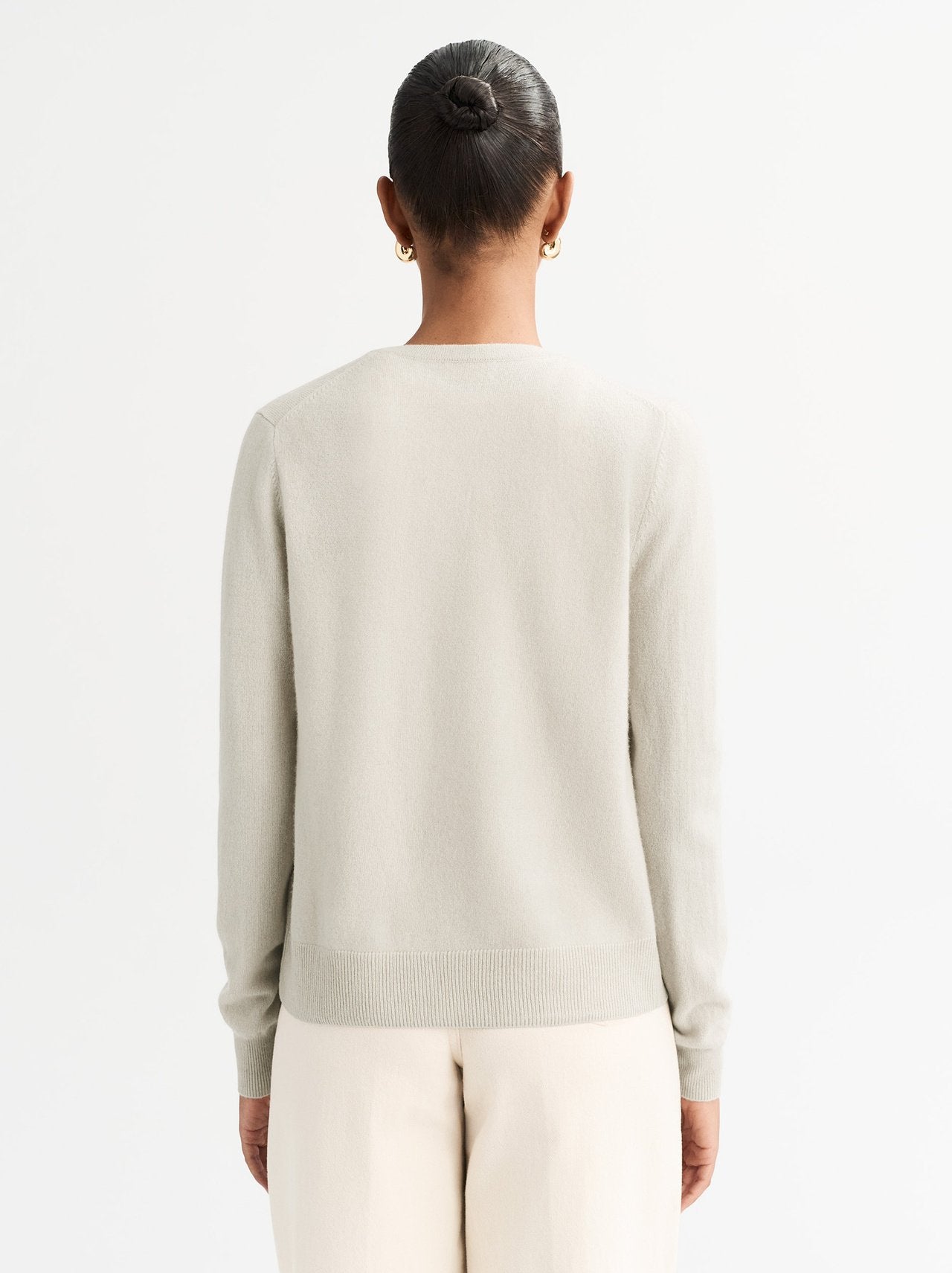 Cardigan in chalk