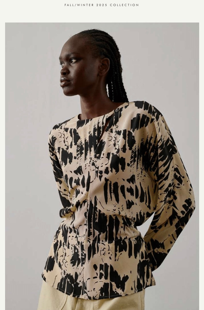 Feryel silk blouse