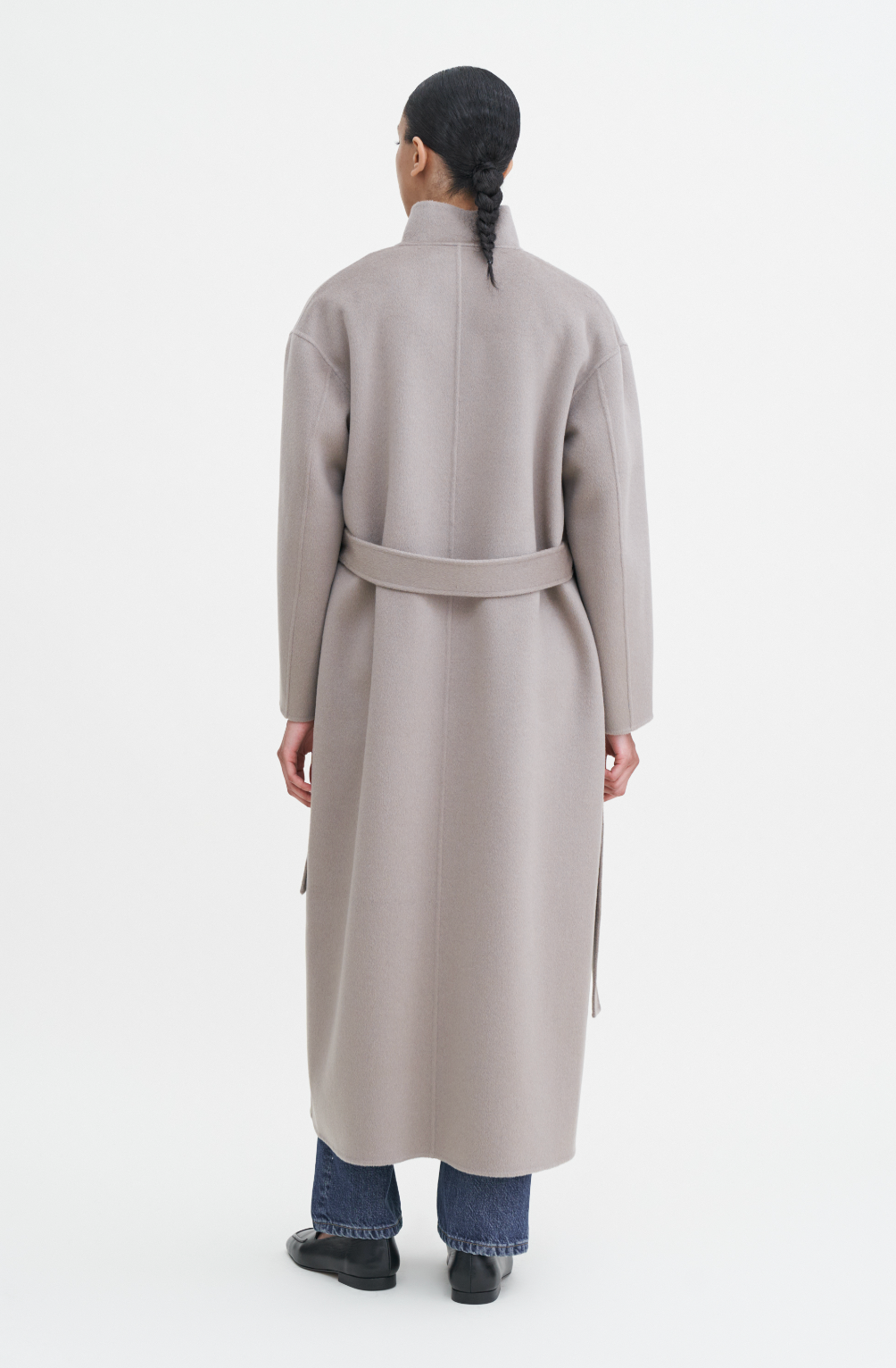 Alexa coat moss grey