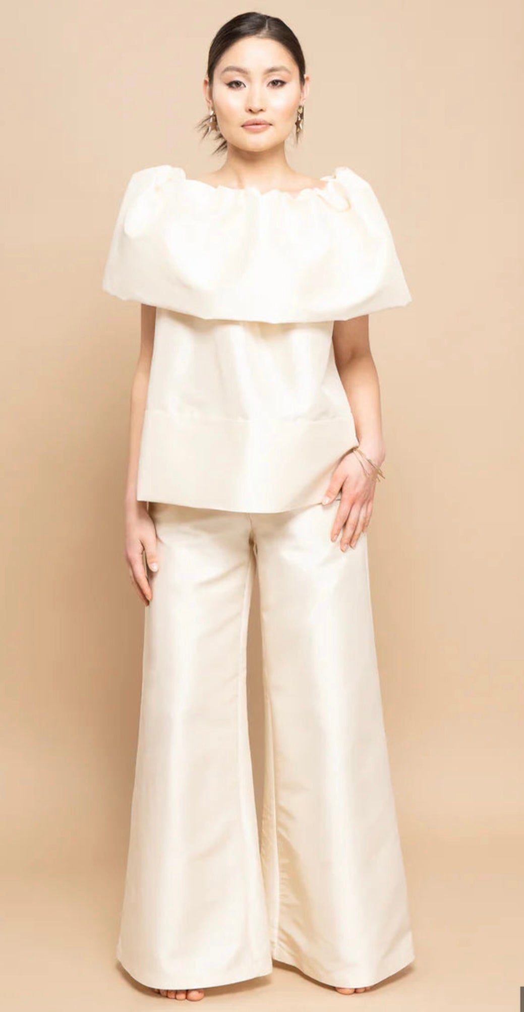 Can pants ivory