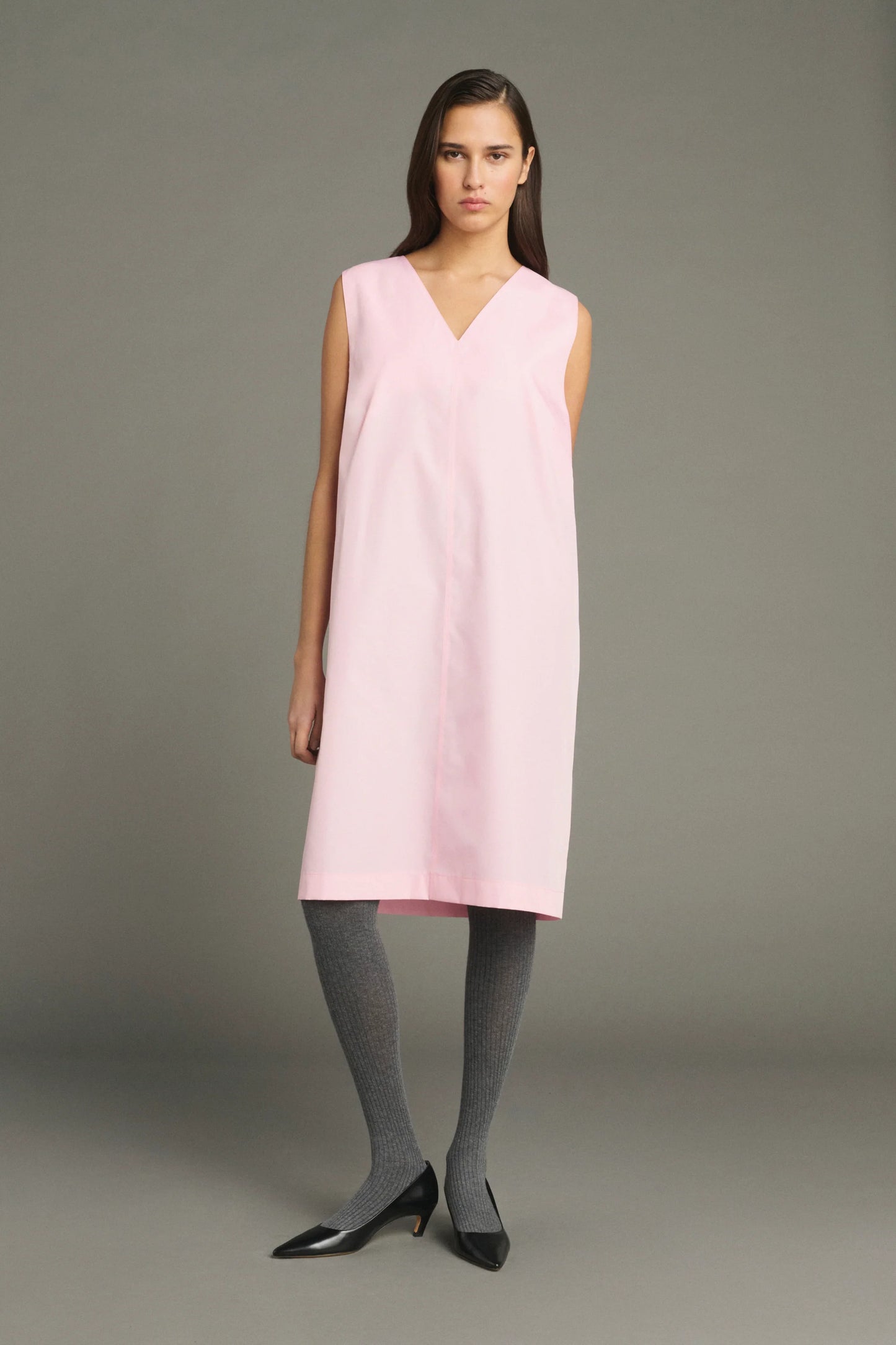 Juliette dress in pink taffeta