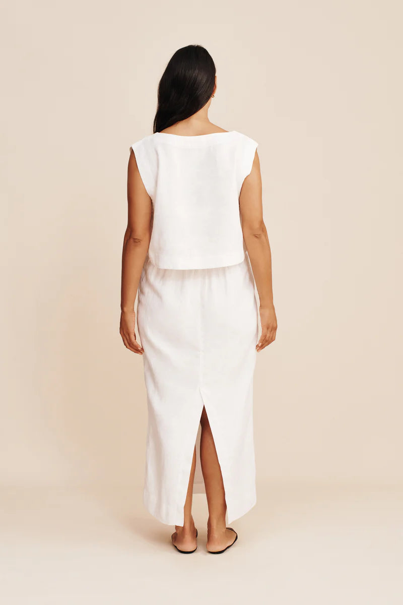 Emma pencil skirt ivory