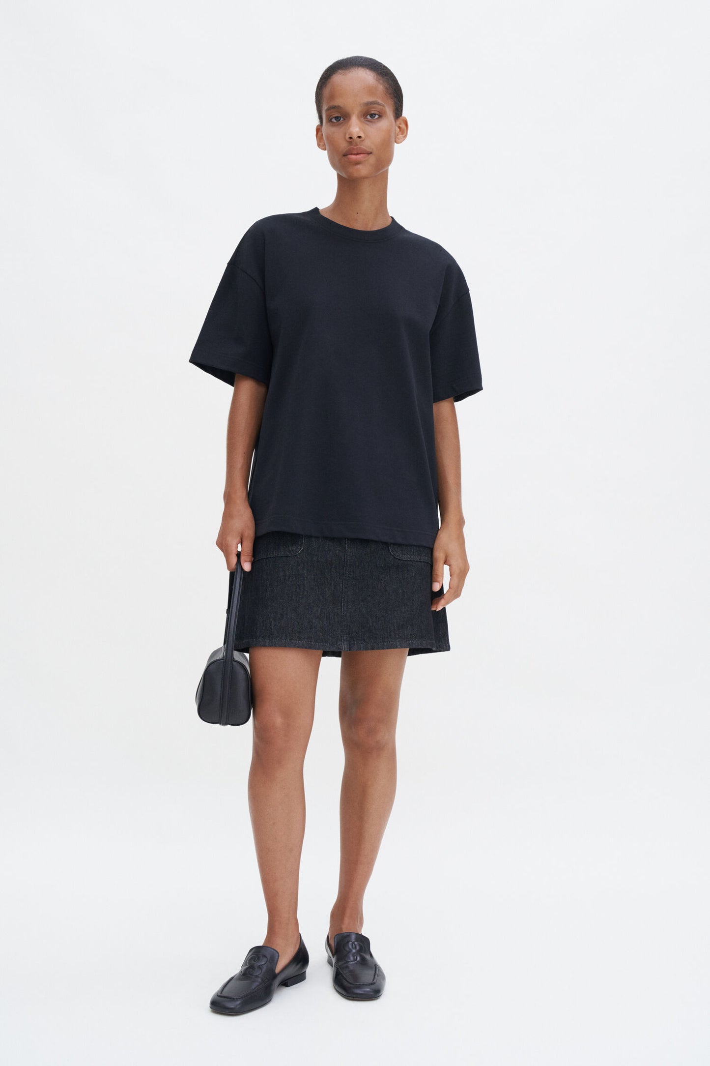 Oversized tee black