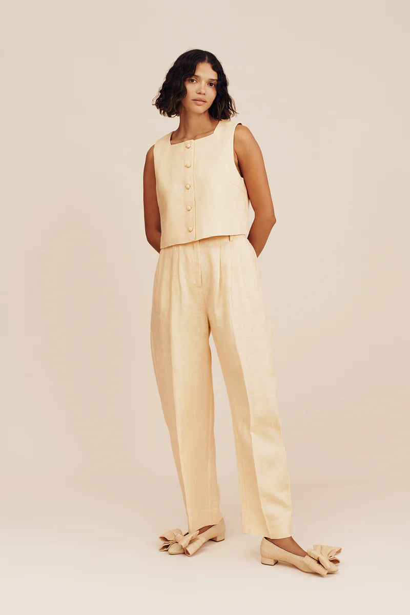 Rio top dusty citron