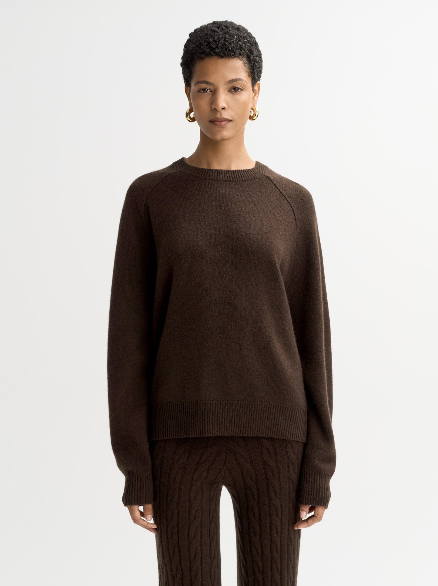 Boyfriend crewneck mocha