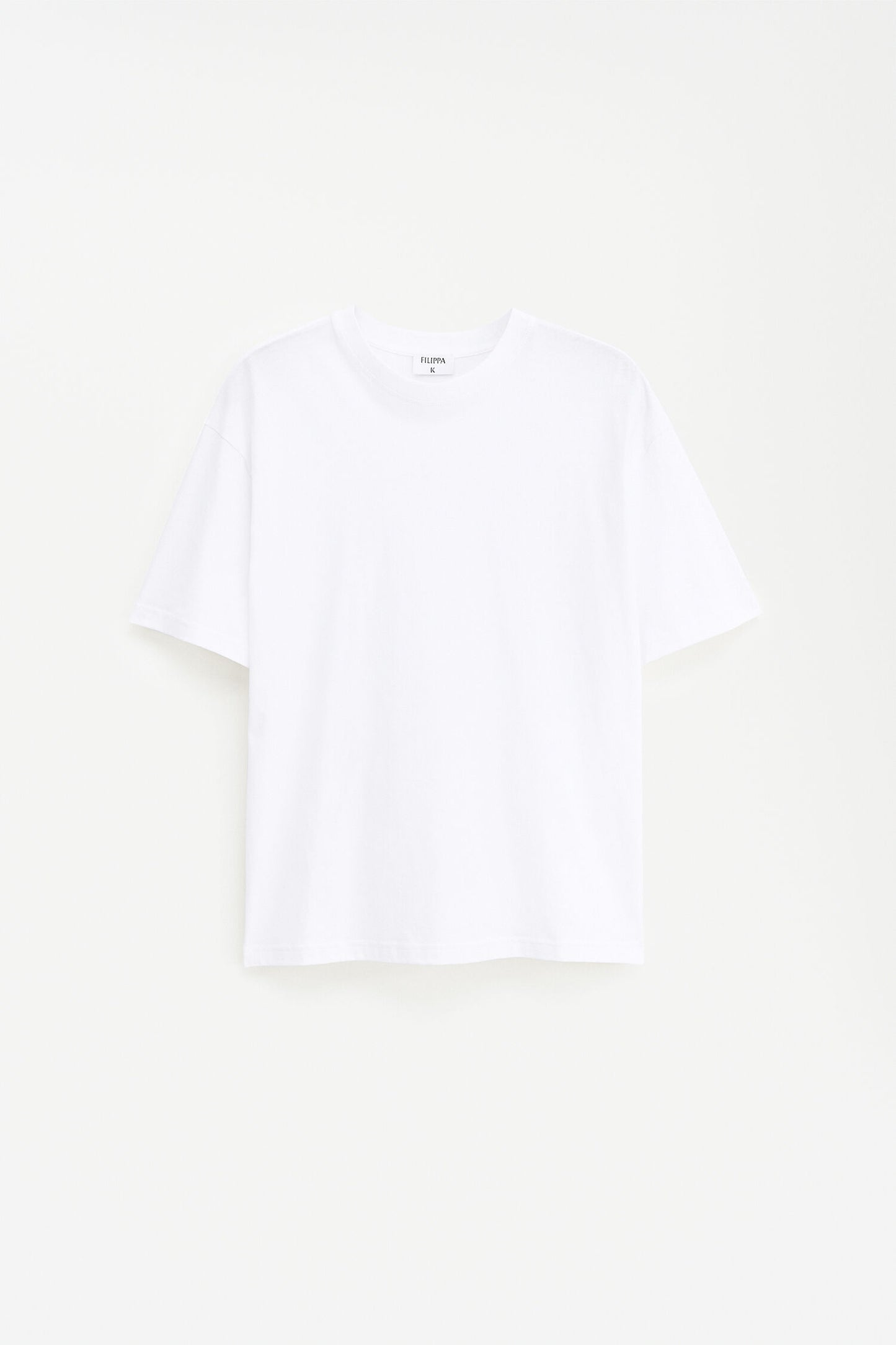 Loose fit tee white