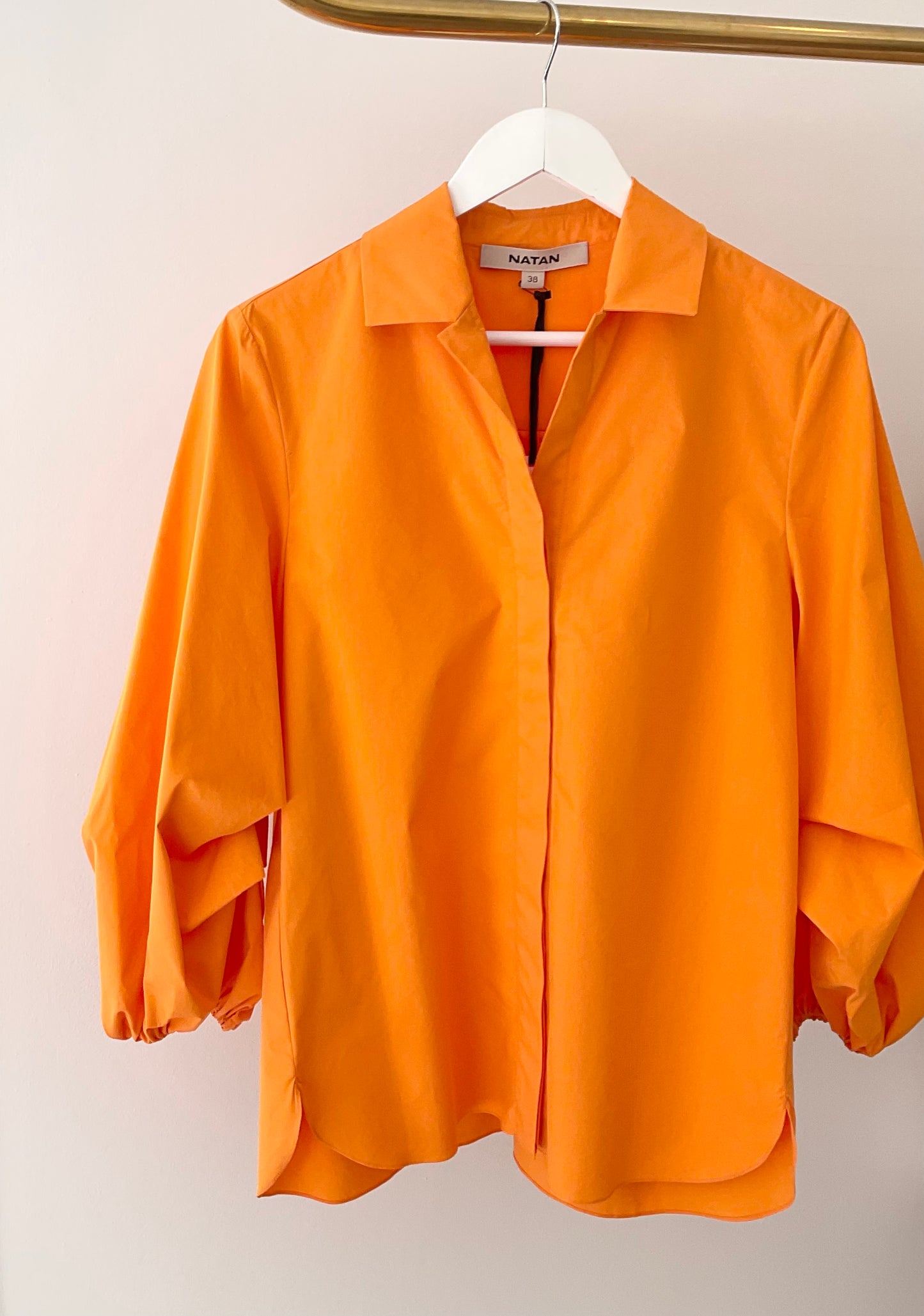 Curry blouse in clementine