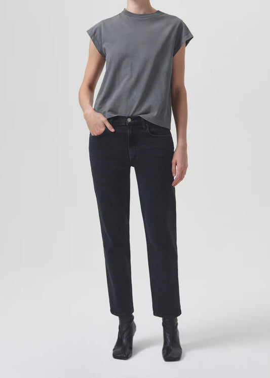 KYE MID RISE STRAIGHT CROP (STRETCH)
IN PEPPER