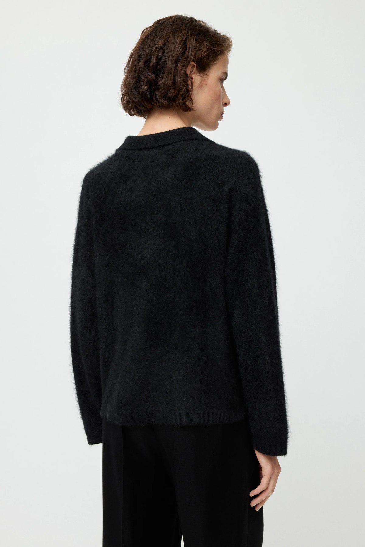 Brushed shirt black
