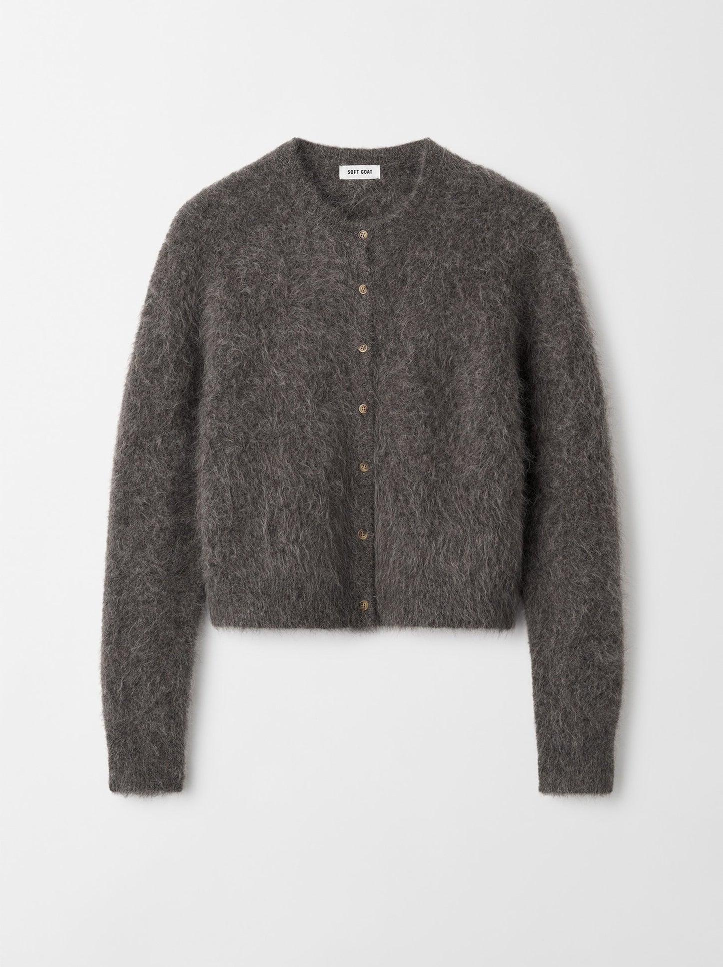 Alpaca cardigan wood