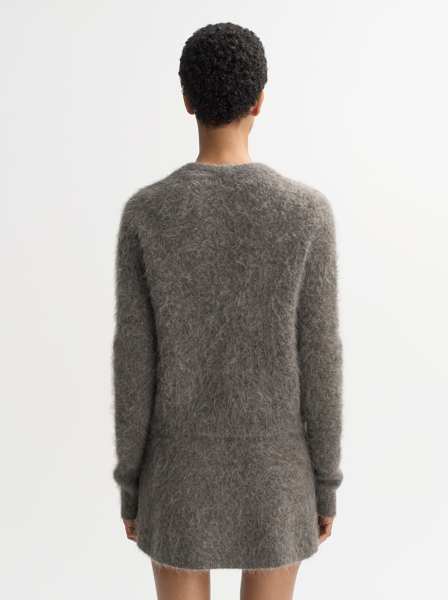 Alpaca cardigan wood