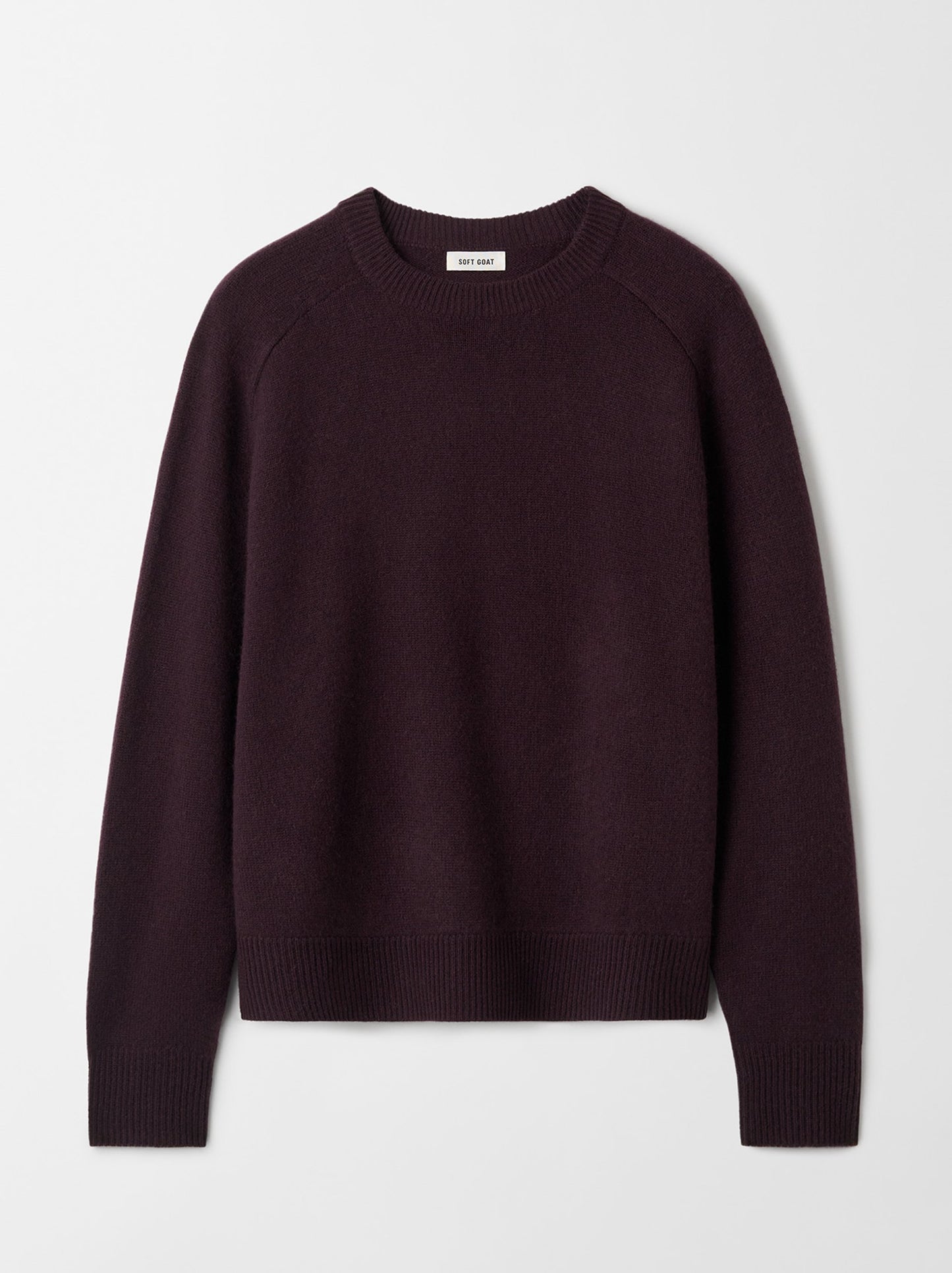 Boyfriend crewneck midnight plum