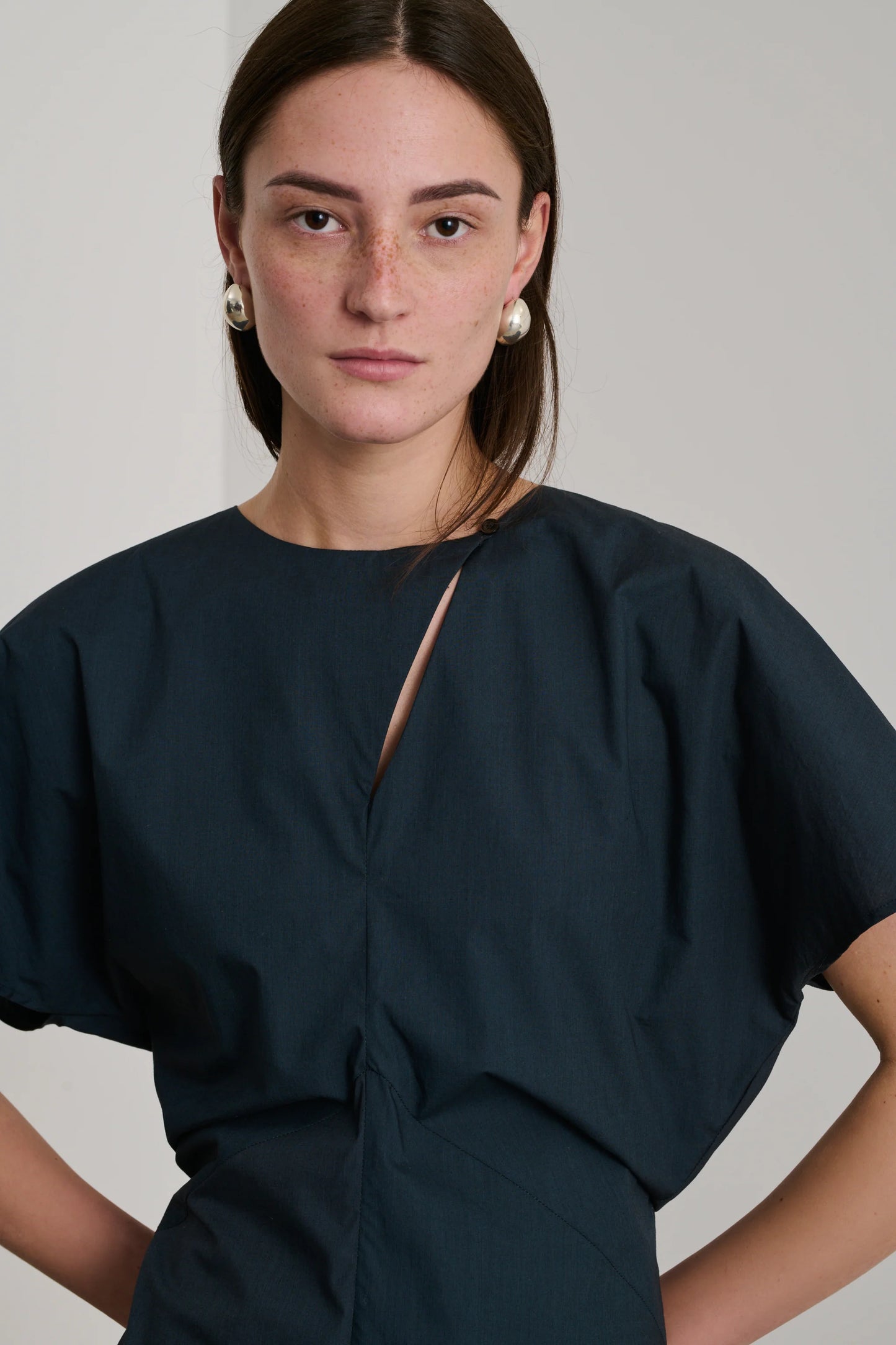 Ella dress navy