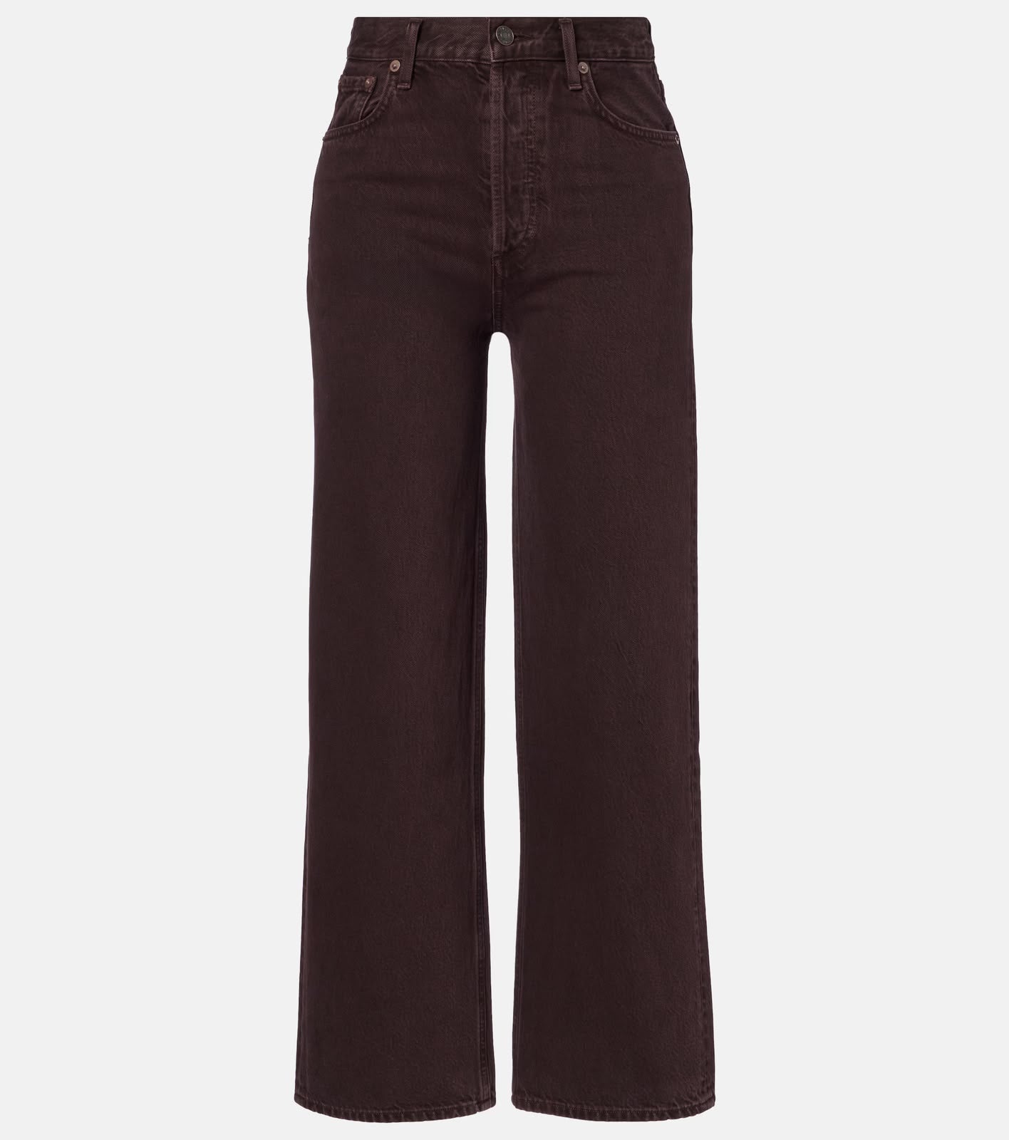 Ren high rise wide leg Sloe Berry flyweight