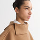 Woven collar camel