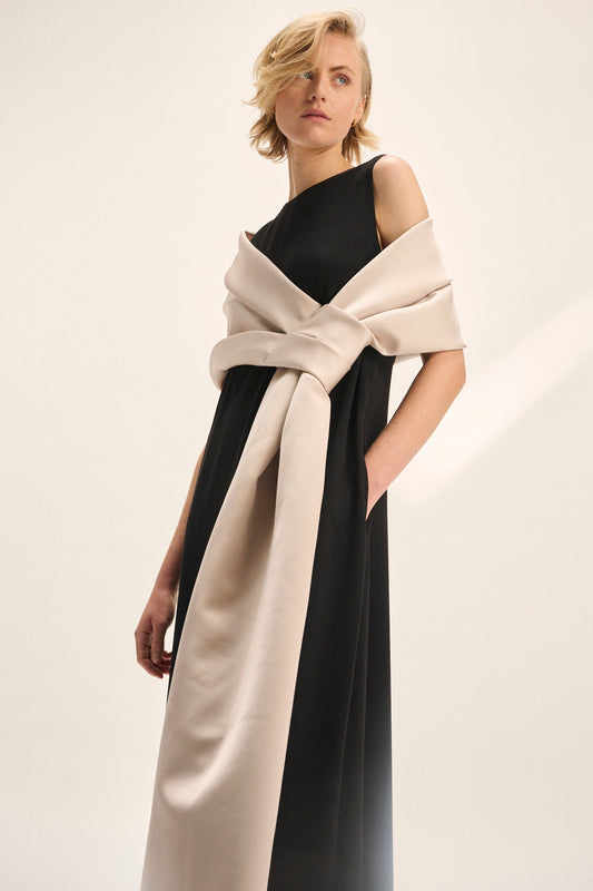 Robe long dress black